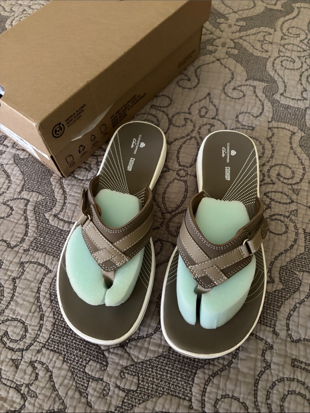 Cloudsteppers by Clarks Brown Sandals